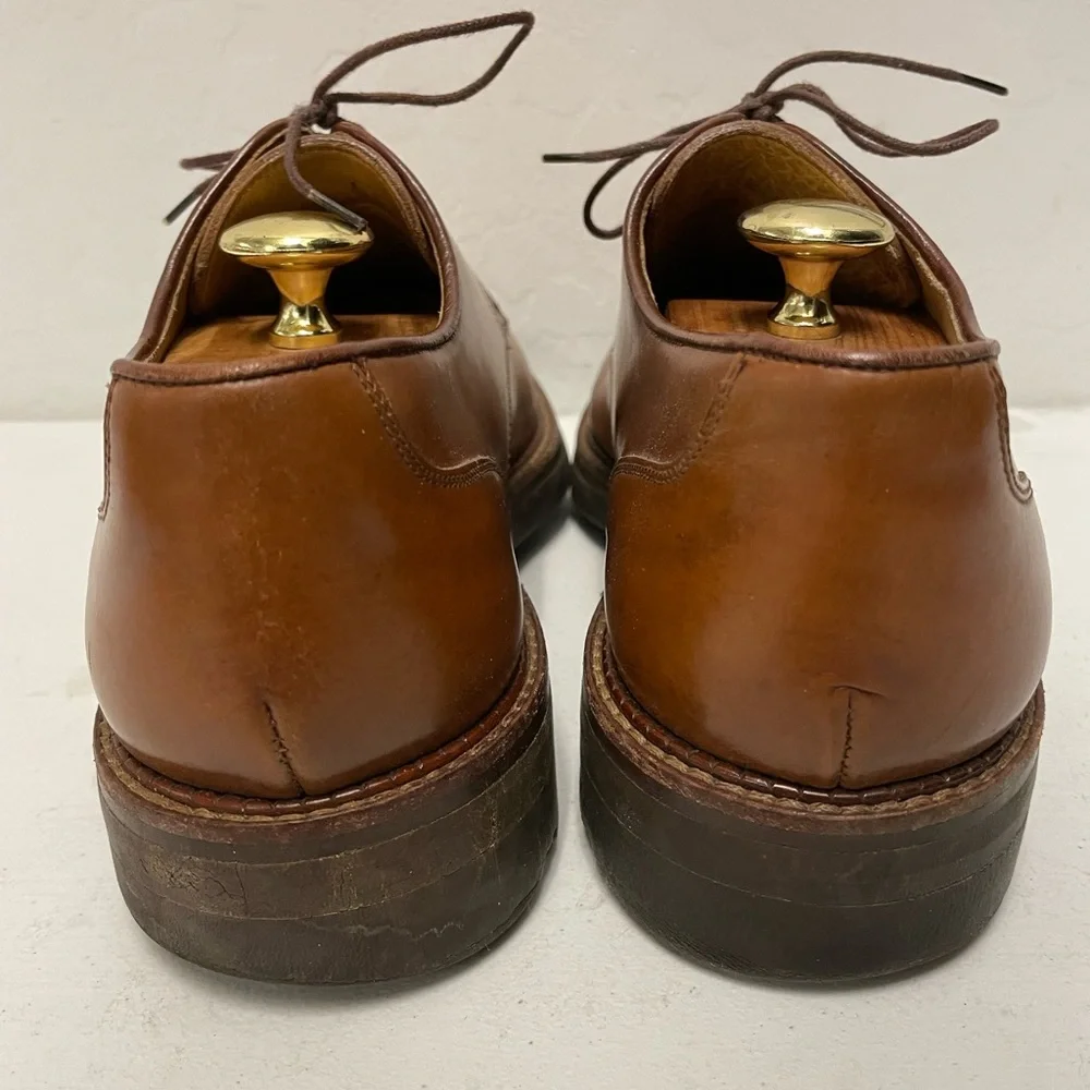 Polo Ralph Lauren Made in Italy Vintage Chunky Leather Derby in Brown Size‎ 9 D